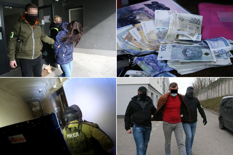 Rozbita grupa przestępcza zajmująca się sutenerstwem | fot. KWP Lublin