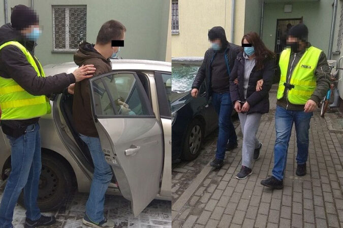 Policjanci zatrzymali 30-latkę i jej 33-letniego partnera | fot. KPP Biała Podlaska