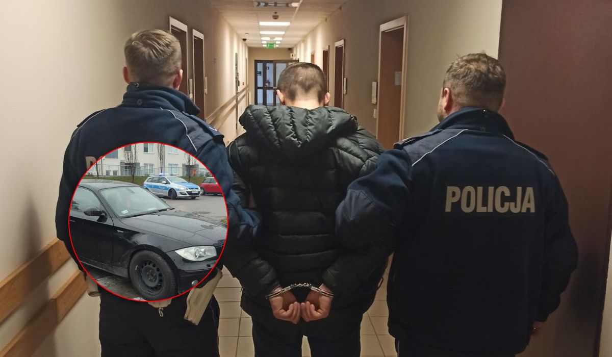 21-latek uciekał BMW przed policją