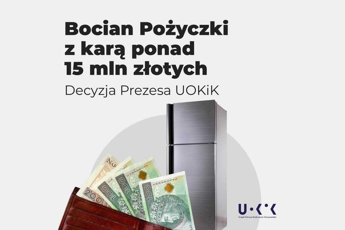 Bocian Pożyczki z karą ponad 15 mln złotych