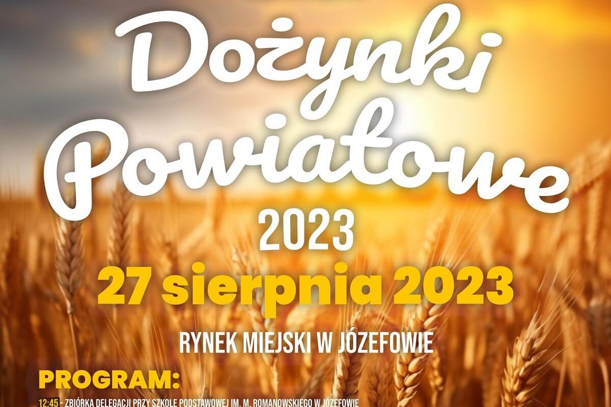 Dożynki powiatu biłgorajskiego w Józefowie 2023