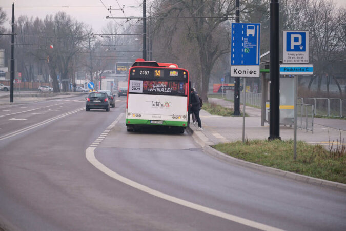 Autobus MPK Lublin na linii nr 14