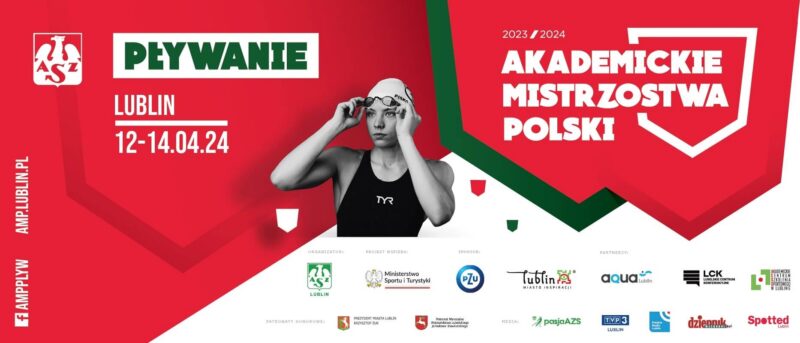 grafika Akademickie Mistrzostwa Polski w pływaniu