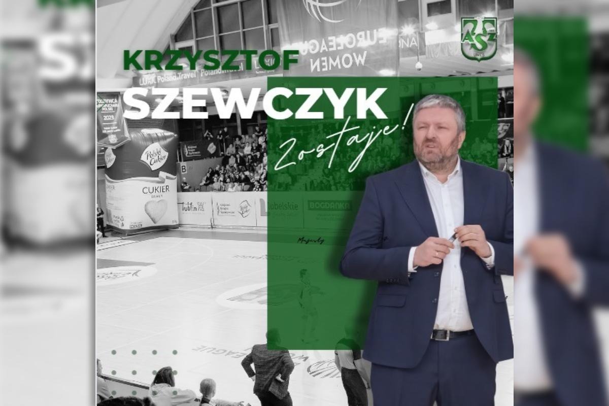 Krzysztof Szewczyk, trener Polskiego Cukru AZS UMCS Lublin