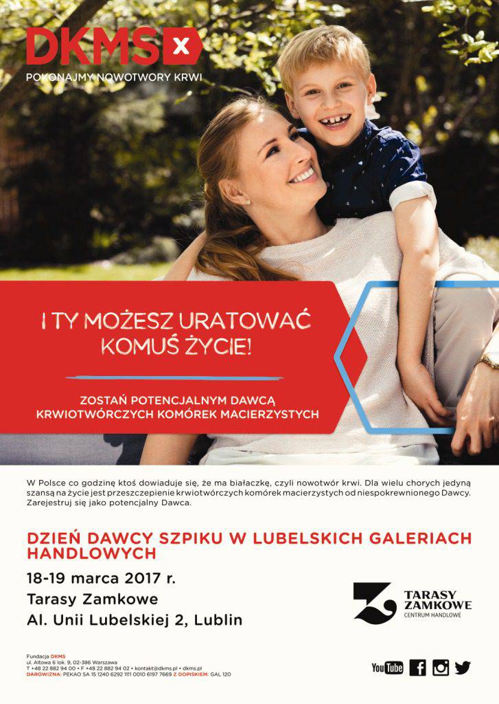 DKMS w Tarasach Zamkowych plakat
