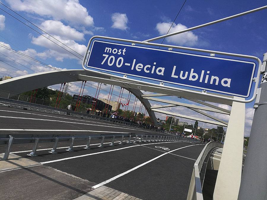 Most 700-lecia w ciągu ul. Muzycznej w Lublinie