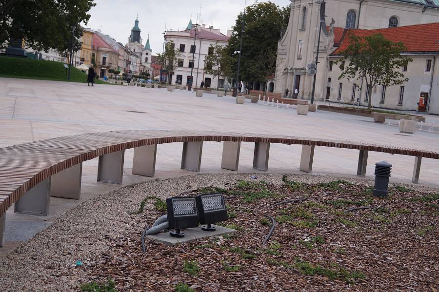 Plac Litewski w Lublinie. Tu rósł kiedyś Baobab
