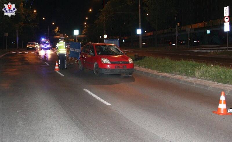 Potrącenie pieszego na przejściu dla pieszych w Lublinie. Mimo reanimacji zmarł na miejscu