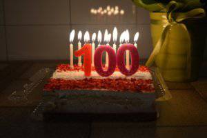 urodziny tort 100