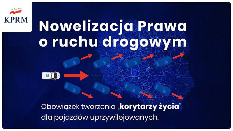 Będą zmiany w kodeksie drogowym 2019. Korytarz życia i jazda na suwak 1 EDnglQIWwAEBaZ6