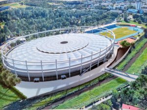 Wizualizacja nowego stadionu żużlowego przy ul. Krochmalnej w Lublinie