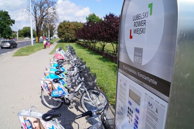 lubelski rower miejski LRM rowery miejskie lublin stacja