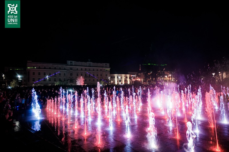 Lublin: Harmonogram sierpniowych pokazów na fontannie multimedialnej