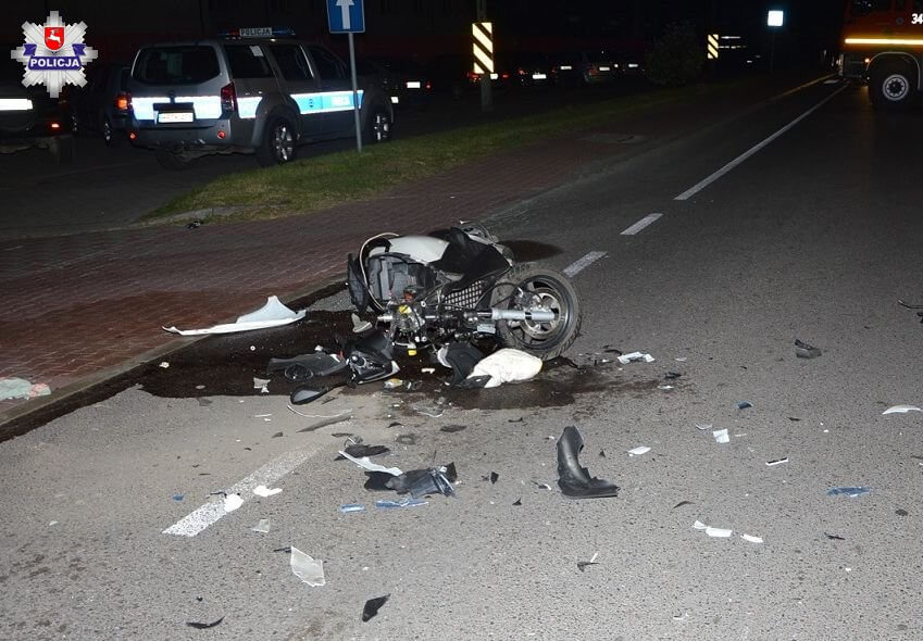 Kierowca skody nie udzielił pierwszeństwa. 33-letni motocyklista zginął na miejscu