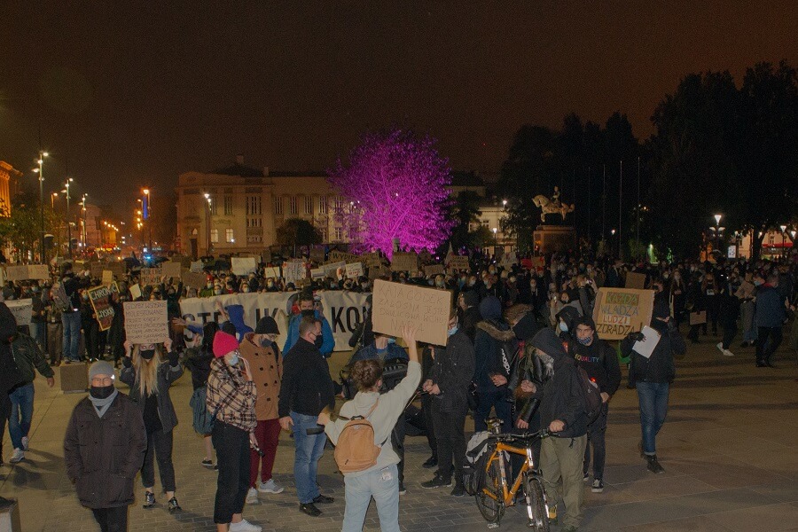 Kolejny protest w obronie praw kobiet w Lublinie już w piątek. "Rewolucja pod gwiazdami"
