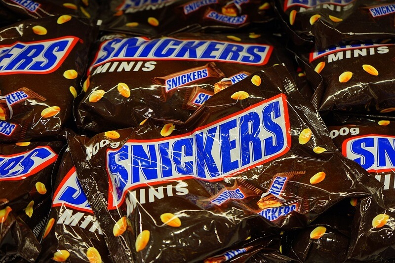snickers słodycze baton
