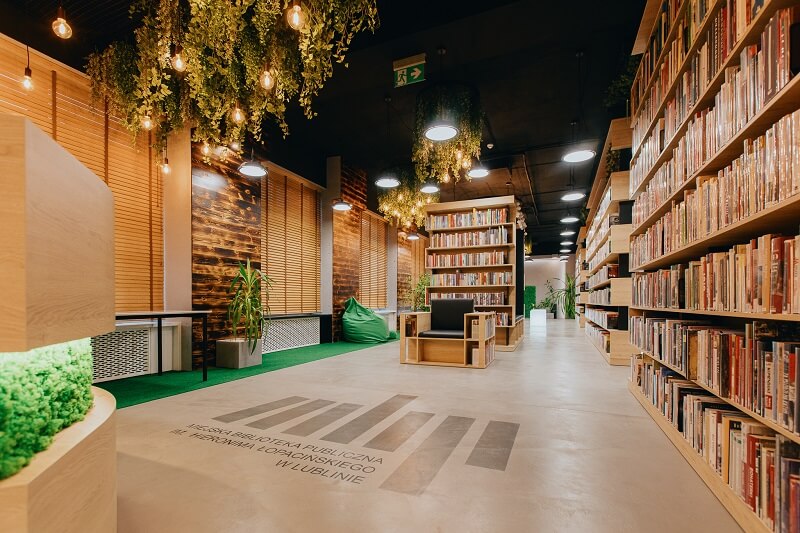 Bioteka, czyli „zielona" biblioteka już otwarta dla czytelników | Miasto Lublin