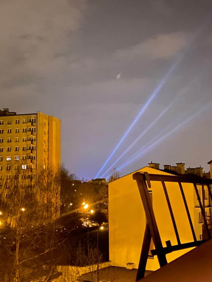 Tajemnicze światła na niebie nad Lublinem