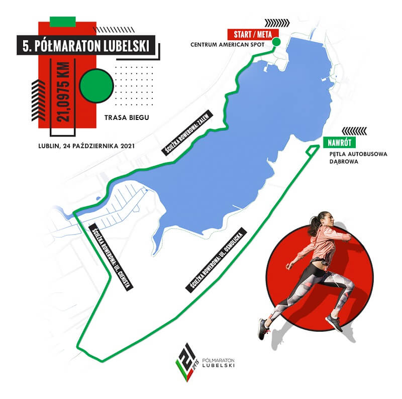 5. Półmaraton Lubelski - trasa