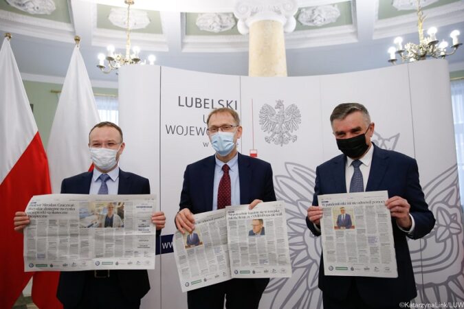 Specjalne wydanie Kuriera Lubelskiego dotyczące szczepień trafi do mieszkańców woj. lubelskiego