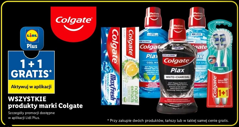 Promocja na Black Friday w Lidlu na produkty marki Colgate