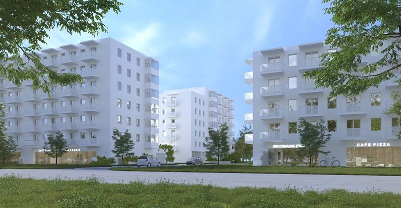 Tak będzie wyglądać osiedle w ramach Mieszkania Plus przy ul. Krochmalnej w Lublinie