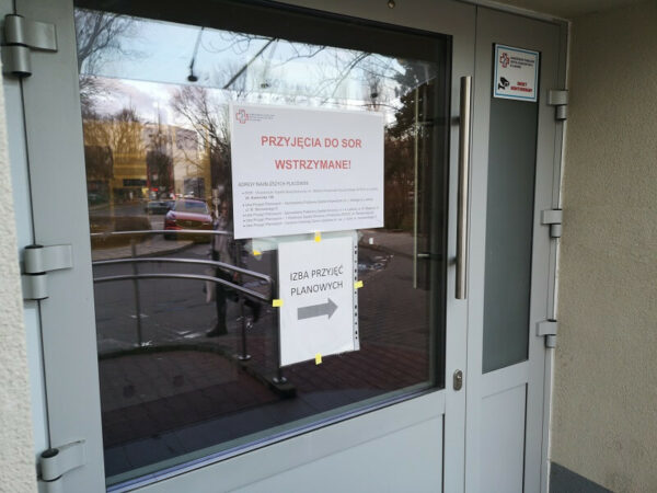 SOR SPSK4 przy ul. Jaczewskiego wstrzymał przyjęcia pacjentów
