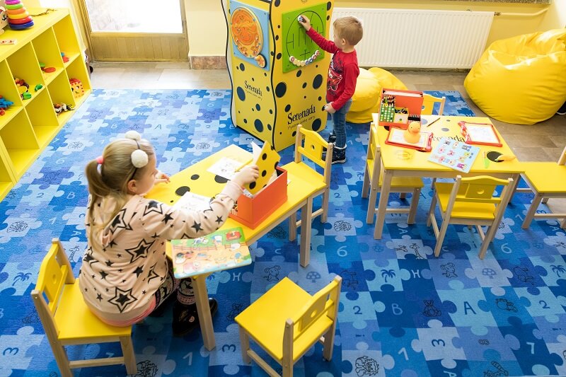 Kącik zabaw w Uniwersyteckim Szpitalu Dziecięcym w Lublinie