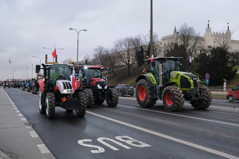 protest rolników agrounia lublin