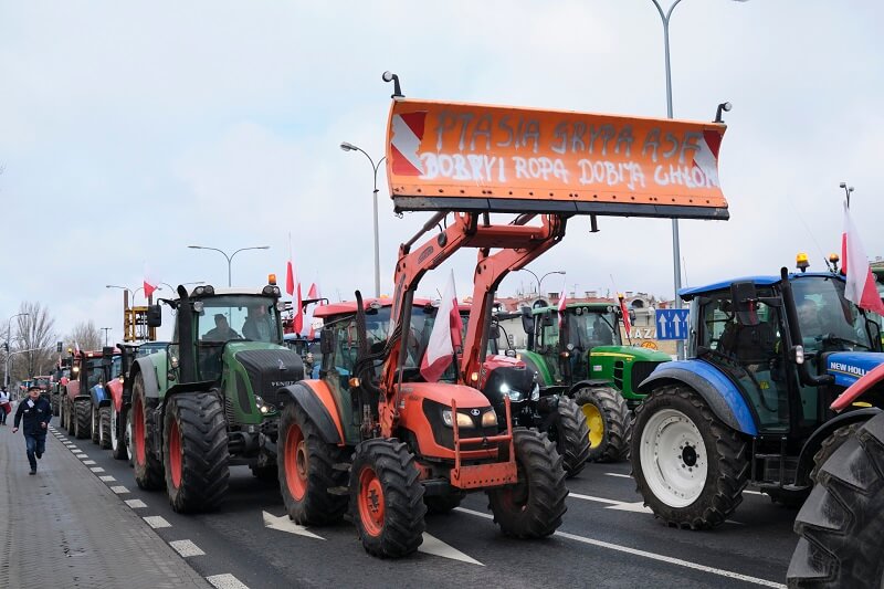 protest rolników agrounia lublin