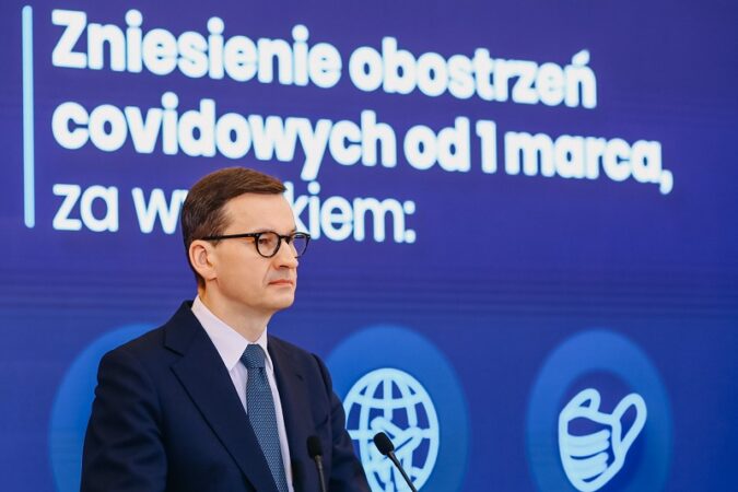 Premier Mateusz Morawiecki o zniesieniu obostrzeń od 1 marca