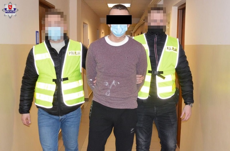 26-latek z Lublina zatrzymany za posiadanie narkotyków i amunicji