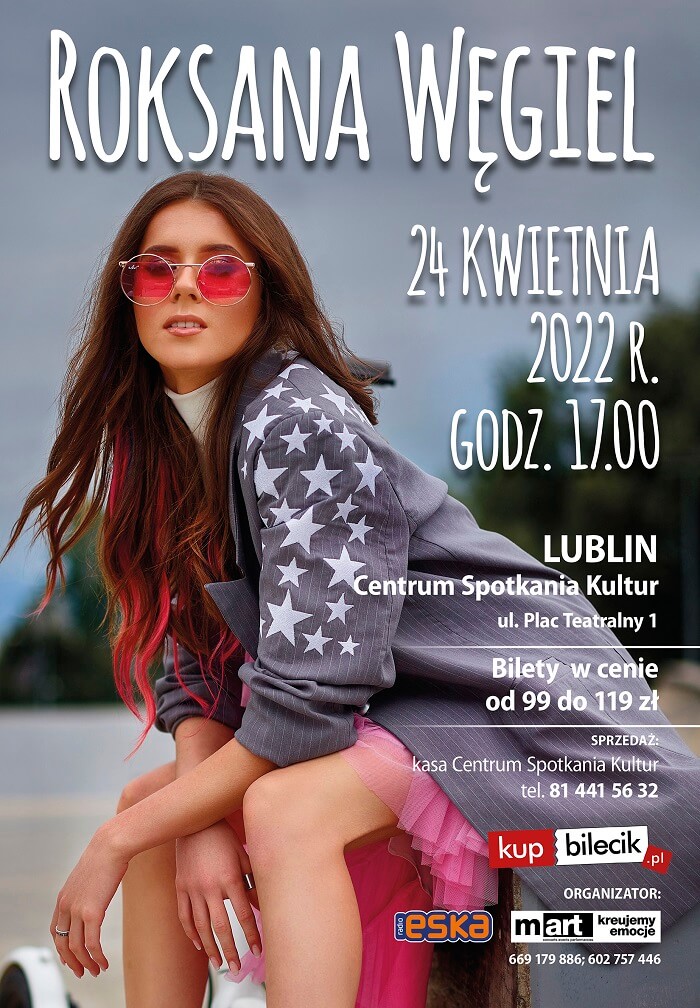 Plakat Roksana Węgiel Lublin