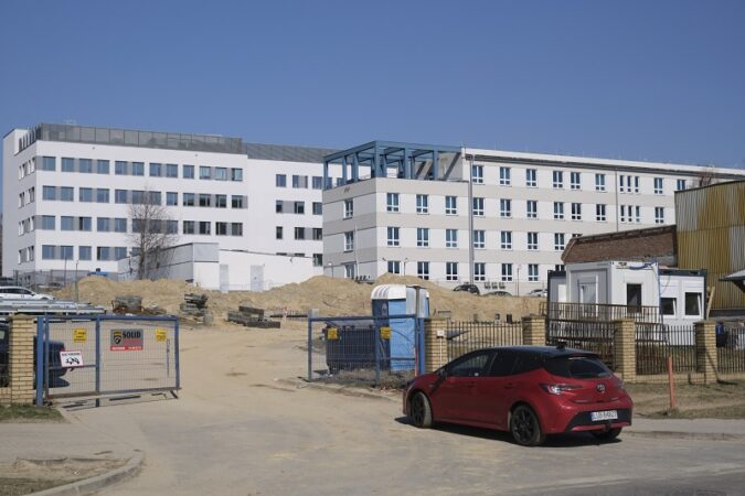 Budowa parkingu Uniwersytetu Medycznego przy ul. Gębali