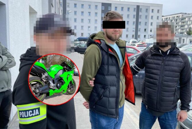 Tymczasowy areszt dla 28-letniego motocyklisty, który potrącił policjanta na ul. Muzycznej
