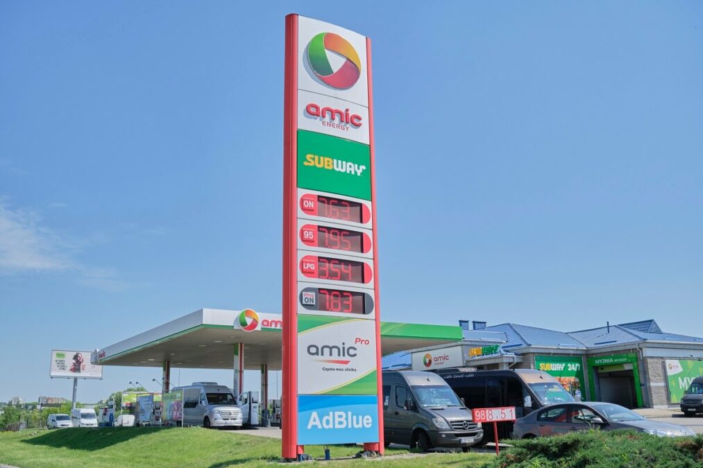 Cena benzyny Pb95 na AMIC Energy - 7,95 zł/l, 09.06.2022