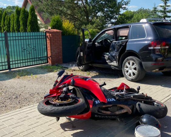 Nie żyje motocyklista, którzy zderzył się z volkswagenem na ul. Kusocińskiego w Świdniku