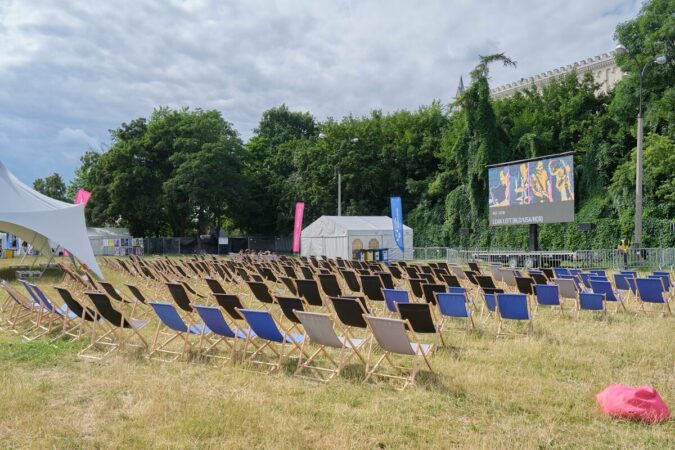 Leżaki na festiwalu Wschód Kultury - Inne Brzmienia 2022 LUBLIN