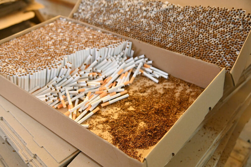 Nielegalna fabryka papierosów działała na obrzeżach Lublina