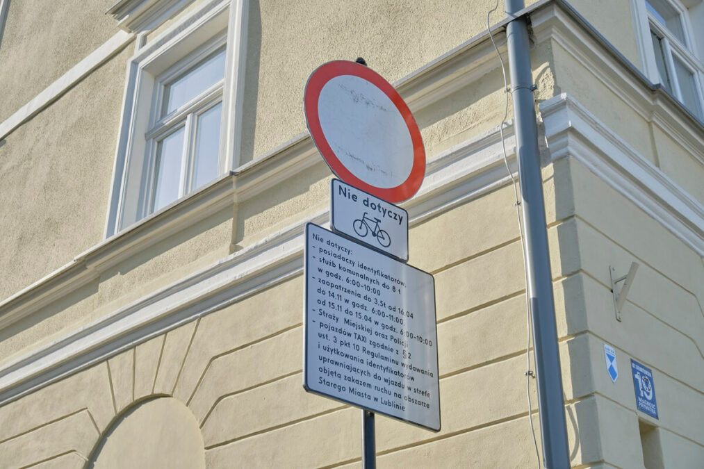Stare Miasto Lublin - zasady wjazdu