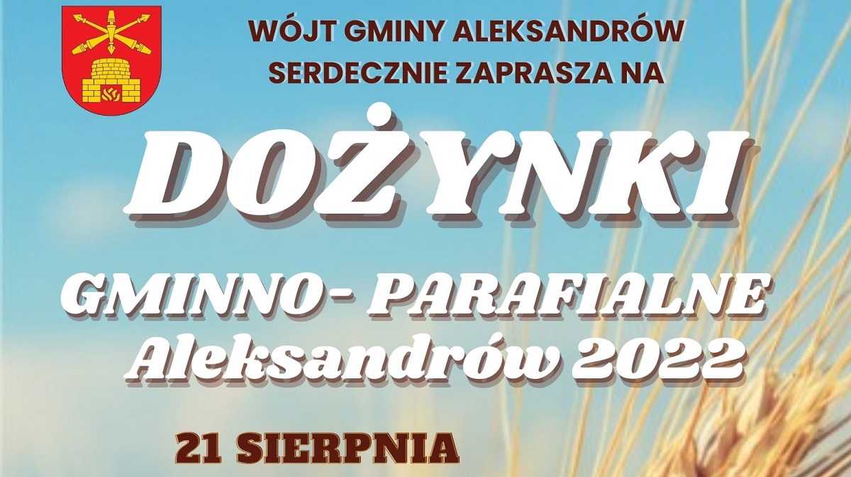 Dożynki Gminy Aleksandrów w Polanie Dąbrowa 2022