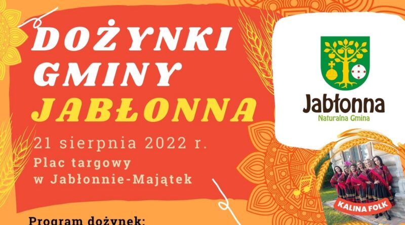 Dożynki Gminy Jabłonna 2022