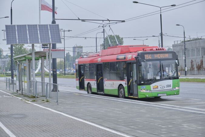 Trolejbus na linii 154