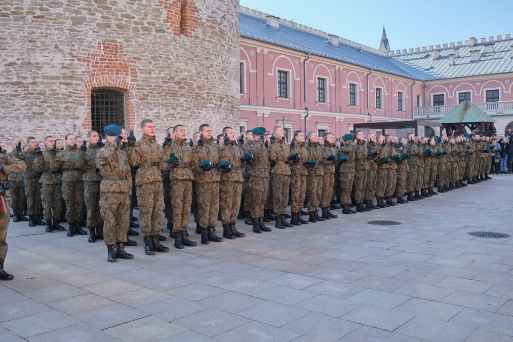 Ślubowanie kadetów klas mundurowych XIV LO Lublin