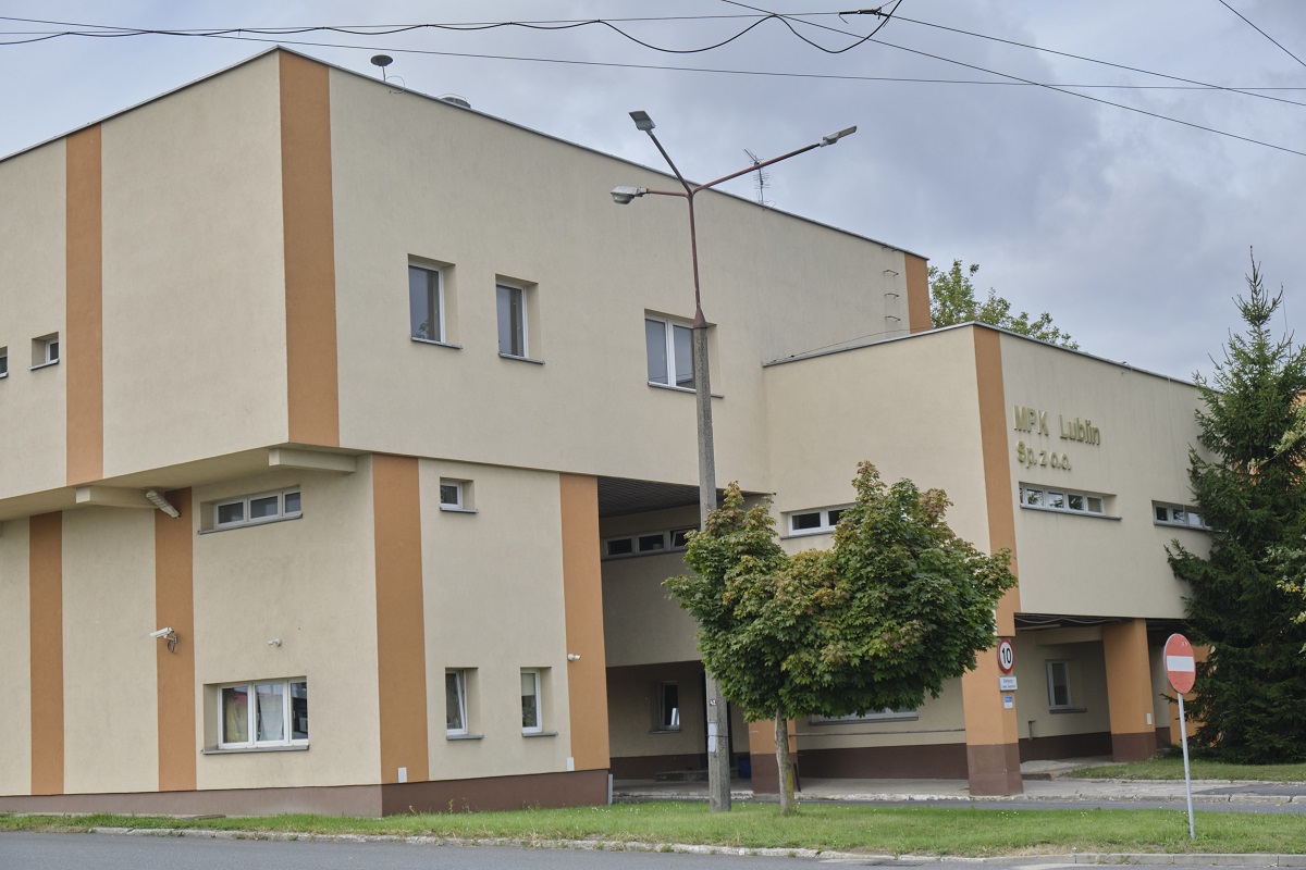 Siedziba MPK Lublin przy ul. Grygowej