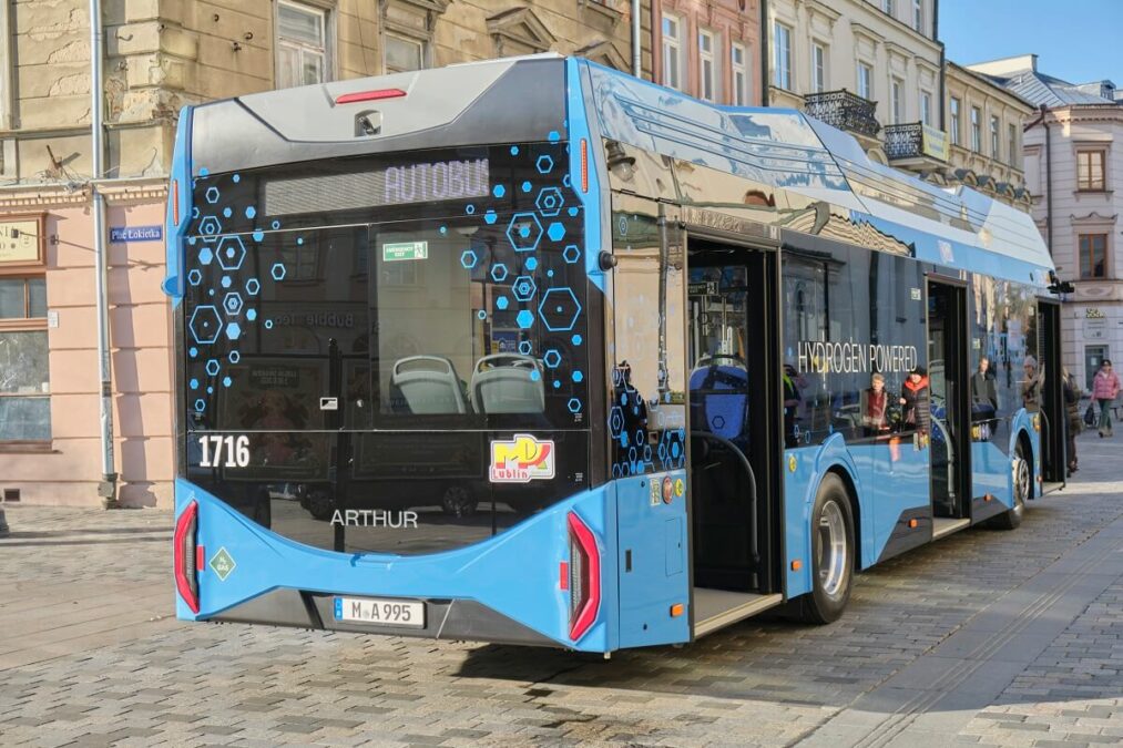 Autobus wodorowy Arthur Bus na testach w Lublinie
