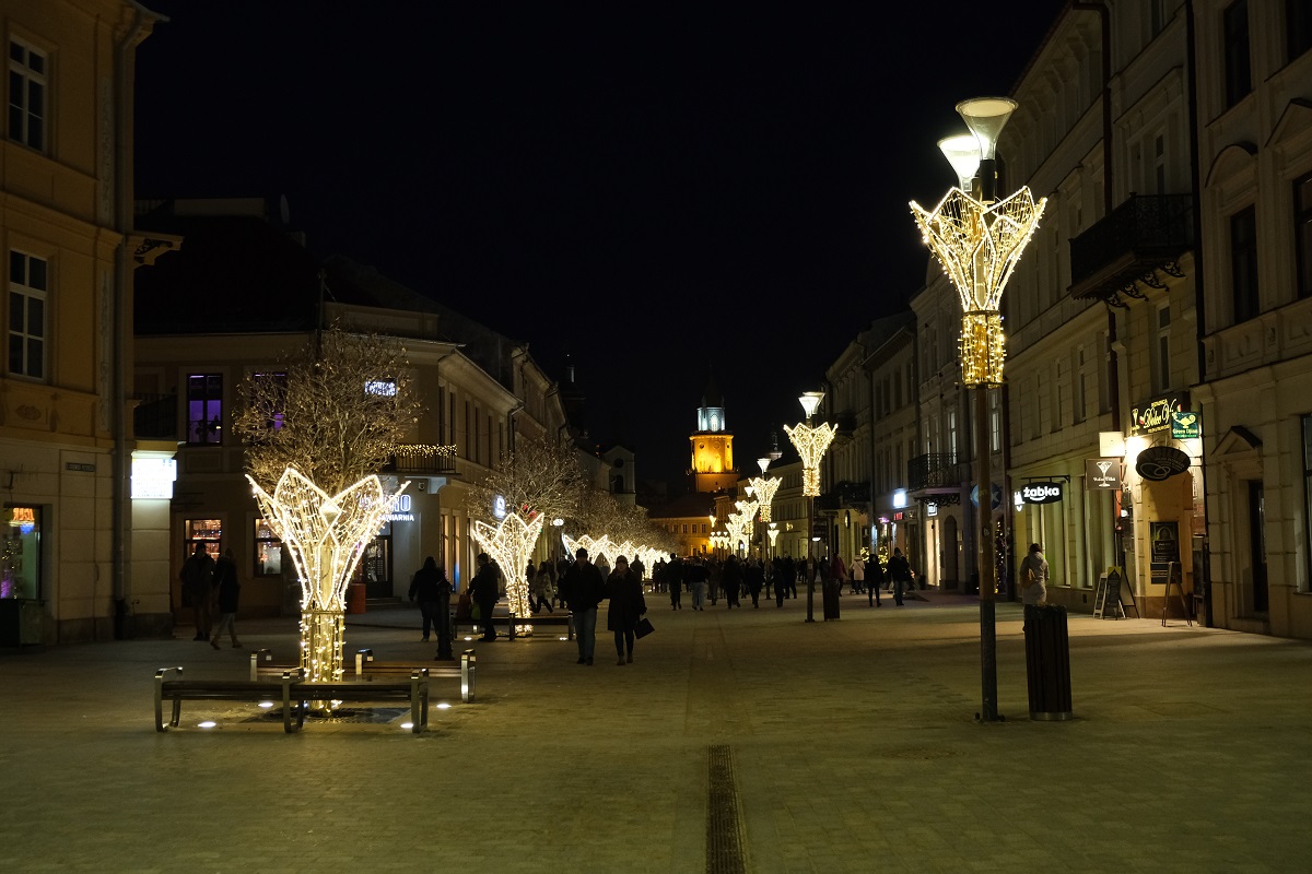 Iluminacje świąteczne rozświetlą ulice Lublina