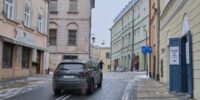 Kamera na wjeździe na Stare Miasto w Lublinie