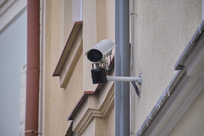 Kamera na wjeździe na Stare Miasto w Lublinie