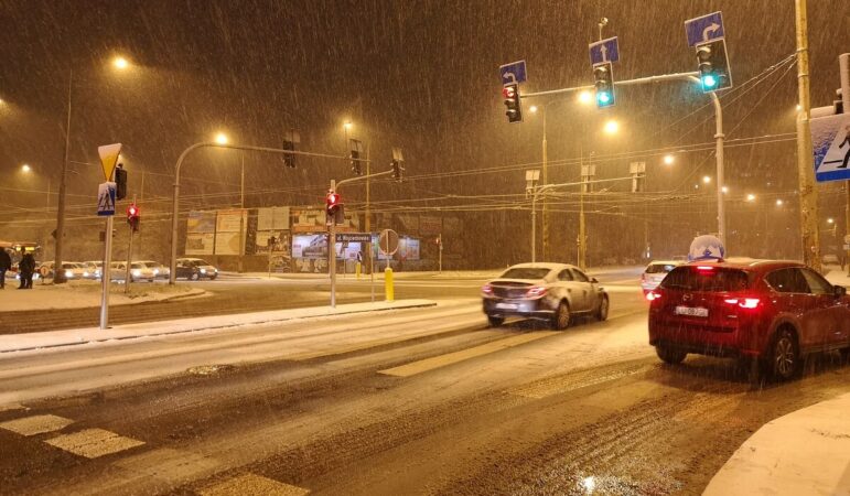 Synoptycy prognozują śnieżycę tej nocy w Lublinie